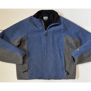WOOLRICH Discovery Channel Quest - Men's Wool Blend Full Zip‎ Jacket - Large